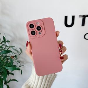 Funda de Teléfono de TPU de Color Puro para iPhone 13 15, Diseño de Ojos de Ángel, Protección Completa con Orificios Precisos - Product Image 4