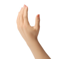 Guantes de Prótesis de Silicona de Alta Calidad, Guantes de Manga, Piel Altamente Simulada, Cubierta de Brazo Artificial para Cicatrices
