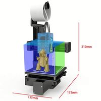 Imprimante 3D portable de bureau mini HA K10 Easythreed, machine professionnelle FDM monochrome, imprimante 3D DIY Easythreed