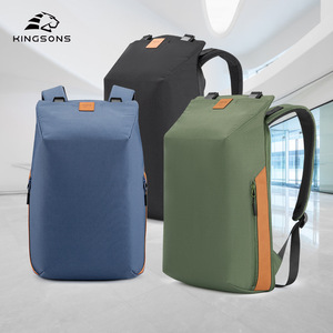 Kingsons Laptop <b>Backpack</b> 20-35L Lightweight Men's Travel <b>Backpack</b> Solid Color With Laptop Compartment For Leisure Outdoor Use - Product Image 1