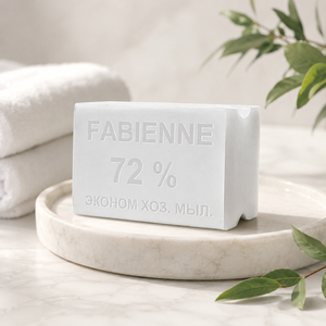Fabienne 200 g White 72 Percent Scented Laundry <b>Soap</b> for Hands Dishes and <b>Washing</b> Clothes in Hot or Cold Retail Ready B2B Supply - Product Image 1
