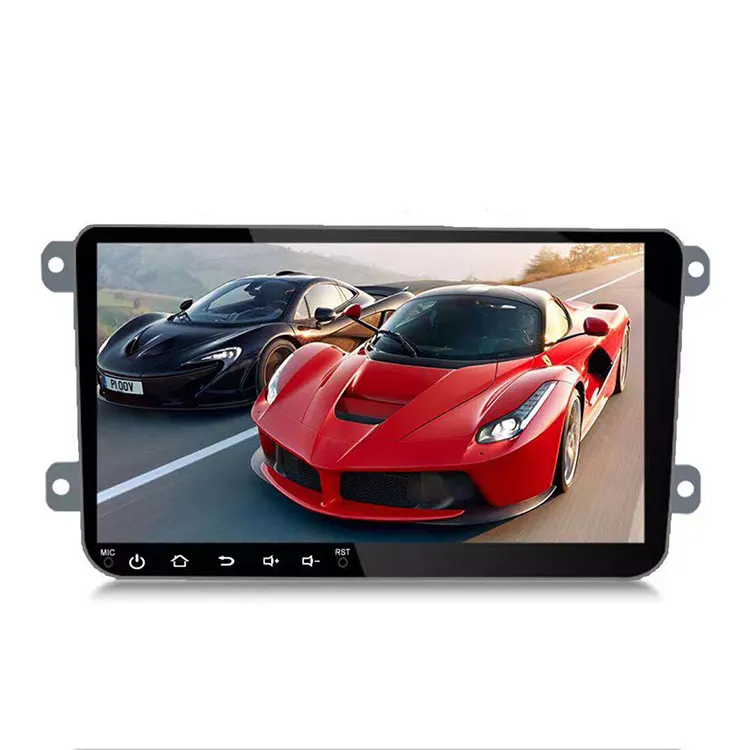 Großhandel 9 Zoll Android 8.1 Zwei-Wege-Verbindung Multimedia-Player Audio Stereo Autoradio Für VW