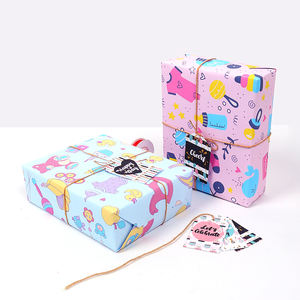 Wholesale 80g <b>Birthday</b> Valentine's Day Kraft <b>Paper</b> 43*300cm Gift Luxury Custom Packaging <b>Wrapping</b> <b>Paper</b> <b>Roll</b> - Product Image 5