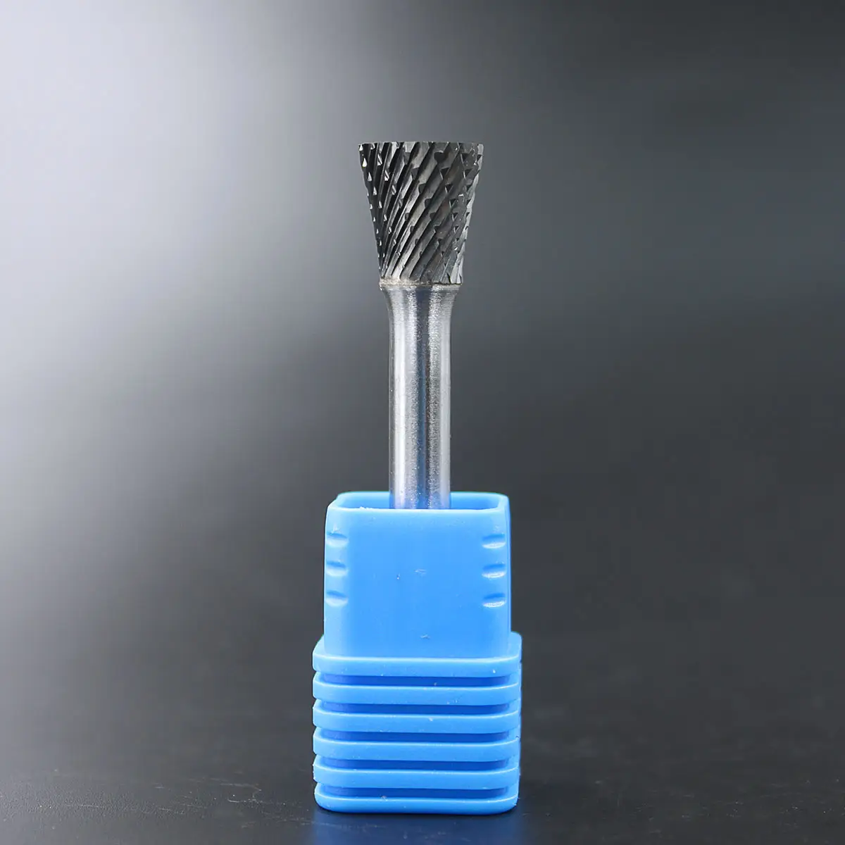 SN-5 6.35mm Shank Diameter Double Cut Inverted Cone Shape Tools Grinding Cutter Burs Tungsten Rotary Carbide Burr