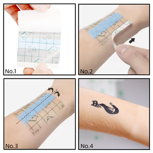 Premium Matte 5cm * 5m <span class=keywords><strong>Derm</strong></span> Defender Film de protection de film de suivi de tatouage étanche pour l'entretien et la réparation de tatouage bricolage - Product Image 5