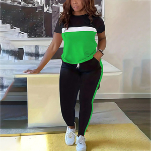 Completo da Ufficio alla Moda per Donna, <span class=keywords><strong>Abbigliamento</strong></span> Sportivo Due Pezzi, Tuta da Jogging <span class=keywords><strong>Sexy</strong></span>, Outfit da Club, <span class=keywords><strong>Abbigliamento</strong></span> Casual da Casa - Product Image 4