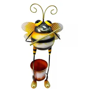 金属装饰锅饰品蜜蜂花园装饰品