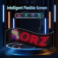 Système d'affichage publicitaire pour voiture avec panneau LED RGB de haute qualité certifié RoHS, contrôle vocal USB, tension d'entrée 5V