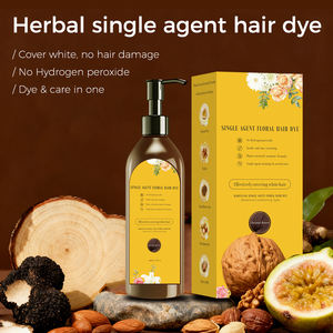 Shampoo Profissional Sem Peróxido de Hidrogênio, Corante para Cabelo Floral Preto e Marrom Escuro, Fabricante OEM/ODM de Guangzhou - Product Image 2