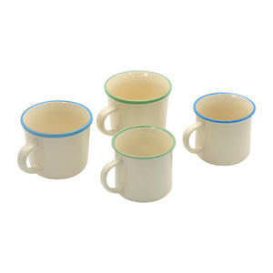 Tasses en céramique, porcelaine blanche, couleur unie, cadeaux d'affaires, 7102, origine Zibo - Product Image 1