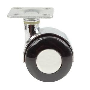 Möbel rad 1,5 Zoll 2 Zoll Zink legierung Motorhaube mit M6 M8 Metall gewinde 30mm Chrom Radlauf rolle - Product Image 2