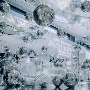 Esfera de Globo Reflectante Láser Cromada Certificada de Fábrica, Bola de Espejo Reutilizable para Decoración de Fiestas en la UE - Product Image 2