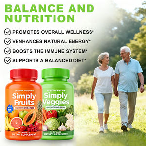 ホールフードスーパーフードカプセルビルベリーエキス入りホールフードスーパーフードカプセル男性と女性のための90キャップ - Product Image 2