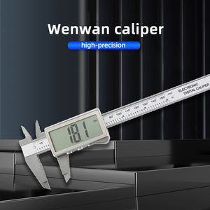 Sitelun <span class=keywords><strong>Plastic</strong></span> Calliper Met Elektronisch Digitaal Display 0-150Mm Wenwan, Traditioneel Handwerk Sieraden Ornament Meten Innerlijke - Product Image 2