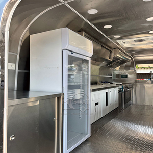Camión de Comida Móvil Personalizado de Acero Inoxidable Pulido con Parrilla Comercial, Remolque de Cocina para Eventos de Catering al Aire Libre - Product Image 4