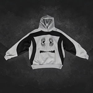 Sudadera con Capucha Holgada Informal de Estilo Hip Hop para Otoño/Invierno 2025, Unisex, con Bloques de Color y Parches Personalizados - Product Image 2