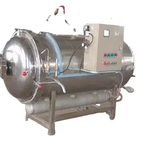 Autoclave food sterile machine for chocolate milk sterilizer in automatic control