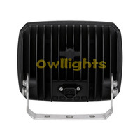 Spot Flood 12V 24V Off Road Light Square Anti-vibration 7 pouces 120W LED Lampe de travail pour l'industrie minière automobile SUV