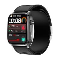 Reloj Inteligente ERON Square BP ECG S101 con Pantalla AMOLED, Frecuencia Cardíaca, Presión Arterial Real, Monitoreo de Temperatura, Reloj de Salud a Prueba de Agua
