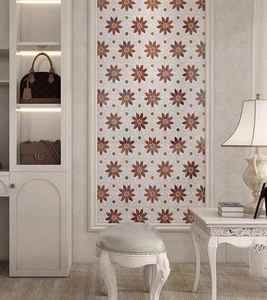 Mosaïque de marbre OEM 7MM Waterjet <span class=keywords><strong>Parquet</strong></span> Rétro Motif Floral pour Cuisine et Salle de Bain - Product Image 6