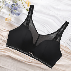 Ropa Interior Femenina de <span class=keywords><strong>Talla</strong></span> <span class=keywords><strong>Grande</strong></span>, Minimizador de Busto <span class=keywords><strong>Grande</strong></span>, Anti-Caída, Push-Up, Ajustable, Delgada, Sin Varillas, Sólida - Product Image 3