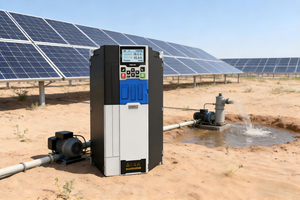 Hybrid <b>Solar</b> <b>Solar</b>-Powered Agricultural Irrigation <b>Solar</b> Water <b>Pump</b> 5.5kw for Deep Well Pumping Systems ES610-R0-5K5G-3BS So - Product Image 4