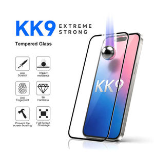 Protection d'écran en verre trempé KK9 Super Tough, résistante aux chocs, testée avec une balle de 3 mètres de hauteur - Product Image 1