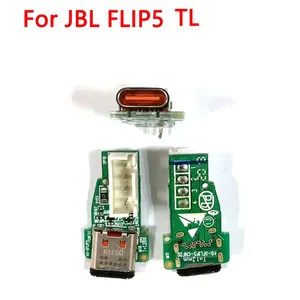 Soket Port pengisi daya USB mikro, konektor papan catu daya Jack Audio USB 2.0 untuk JBL FLIP 5 GG TL