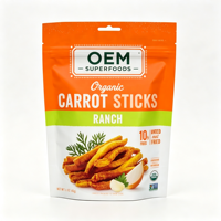 Sacs d'emballage personnalisés imprimés en héliogravure pour sachets refermables en PE avec fermeture éclair pour granola, céréales, flocons d'avoine, aliments secs et noix
