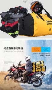 Wasserdichter Rucksack Reisetasche mit Trageriemen für Fitness Sport Wandern Outdoor 500D PVC Groß - Product Image 4