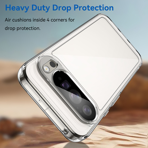 Funda Transparente para <span class=keywords><strong>Pixel</strong></span> 10 Pro XL, 2 en 1, TPU Suave, Gel, Parachoques, Parte Trasera Rígida de Acrílico, Funda para Teléfono Móvil para Google <span class=keywords><strong>Pixel</strong></span> 10 Pro XL - Product Image 4