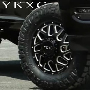 Jantes YKXC forgées sur mesure pour roues jumelées 20 pouces 22x10J 24x14J, jantes de camion Chevy Dually 8 trous 8x210 8x65 10x225 - Product Image 2
