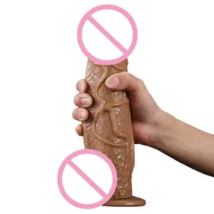 Vibratore Dildo per donne vera pelle e sensazione masturbazione femminile cazzo giocattoli del sesso grande pene