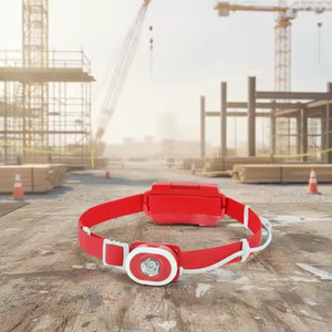 FAVOUR LIGHT Lampe frontale LED super lumineuse 370lm, étanche, légère, rechargeable par USB-C, IP66, résistante aux chutes de 2 m, avec feu arrière rouge et batterie - Product Image 1