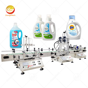 Ligne de remplissage de bouteilles de shampoing pour détergent à vaisselle ORME Machine de remplissage de savon liquide à 4 têtes - Product Image 1