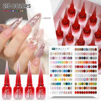 Kit de vernis gel œil de chat néon multicolore 210 couleurs, marque privée, non toxique, longue tenue, pour la mode