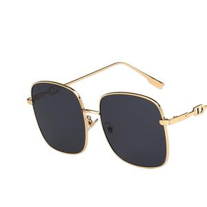 Lunettes <span class=keywords><strong>de</strong></span> <span class=keywords><strong>Soleil</strong></span> Métalliques Personnalisées pour Femmes, Grande Monture Tendance et Minimaliste, Haute Valeur - Product Image 6