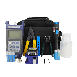 <span class=keywords><strong>Kit</strong></span> d'outils d'assemblage FTTH 8 en 1, décapant Miller, VFL, mesureur de puissance optique, coupe-fibre FC-6S, ensemble d'outils de fibre optique - Product Image 1