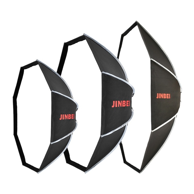 JINBEI KE-120cm  Portable Octagon Umbrella Soft Box Quick Set-up Studio Photo Light Soft Box with Bowens Mount