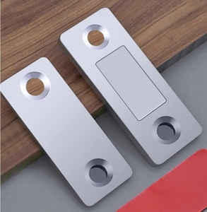Loquet magnétique d'occasion <span class=keywords><strong>pour</strong></span> meubles, ferme-porte à micro-tactile, <span class=keywords><strong>aimant</strong></span> permanent <span class=keywords><strong>pour</strong></span> armoire, porte coulissante, tiroir - Product Image 5