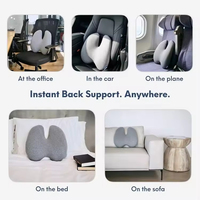 Support lombaire en mousse à mémoire de forme pour siège de voiture, répondant aux exigences des chaises de bureau ergonomiques, avec dossier en mousse à mémoire de forme confortable et haute densité