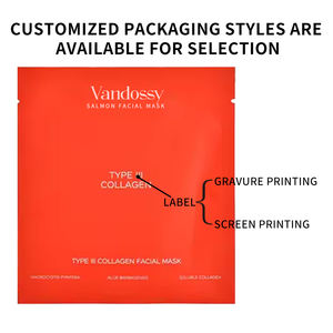 Премиальная тканевая маска для лица с коллагеном, витамином С и экстрактом лосося для глубокого увлажнения, осветления и борьбы с морщинами - Product Image 4