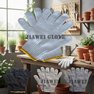 Высококачественные, недорогие, прочные белые хлопковые садовые перчатки <span class=keywords><strong>DINGDING</strong></span> NTB55 - Product Image 2