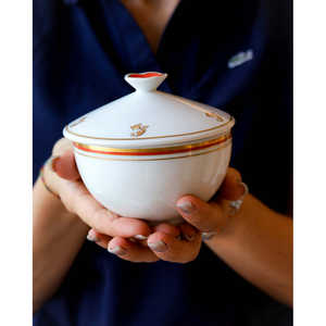 Juego de Té Richard Ginori en Forma de Nube para Seis Personas, Vajilla Decorada con Iris - Product Image 4