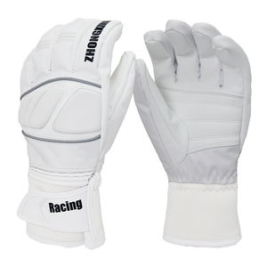 Guanti da sci da uomo e da donna bianchi personalizzati da corsa Sport Trend traspirante invernale caldo impermeabile Windstopper Touch Screen - Product Image 1