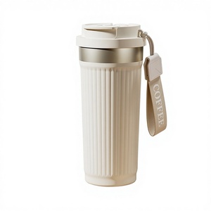 Taza de Café Aislada de Acero Inoxidable 316 de Alta Gama, Conserva el Calor y la Frescura, Portátil para Llevar - Product Image 1