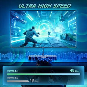 สาย <span class=keywords><strong>HDMI</strong></span> 120Hz 4K 480Hz สาย <span class=keywords><strong>HDMI</strong></span> ยาว1เมตรสาย2.1 <span class=keywords><strong>HDMI</strong></span> สำหรับคอมพิวเตอร์แล็ปท็อป - Product Image 4