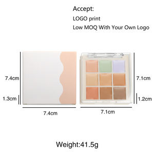 Palette di Cosmetici Minerali Naturali per il Viso, <span class=keywords><strong>Contorno</strong></span> <span class=keywords><strong>Occhi</strong></span>, Sopracciglia, Blush, Protezione Solare Impermeabile, 9 Colori in Crema per Tutti i Tipi di Pelle - Product Image 6