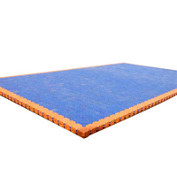 Bouée marine de couleur unie de ponton en plastique HDPE de grande flottabilité de vente chaude pour la construction de dock et l'application de dock/bateau de bateau
