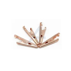 JIALUN 44.5MM 3A Electrical Test Small Pure Brass High Quality Test Alligator Clip